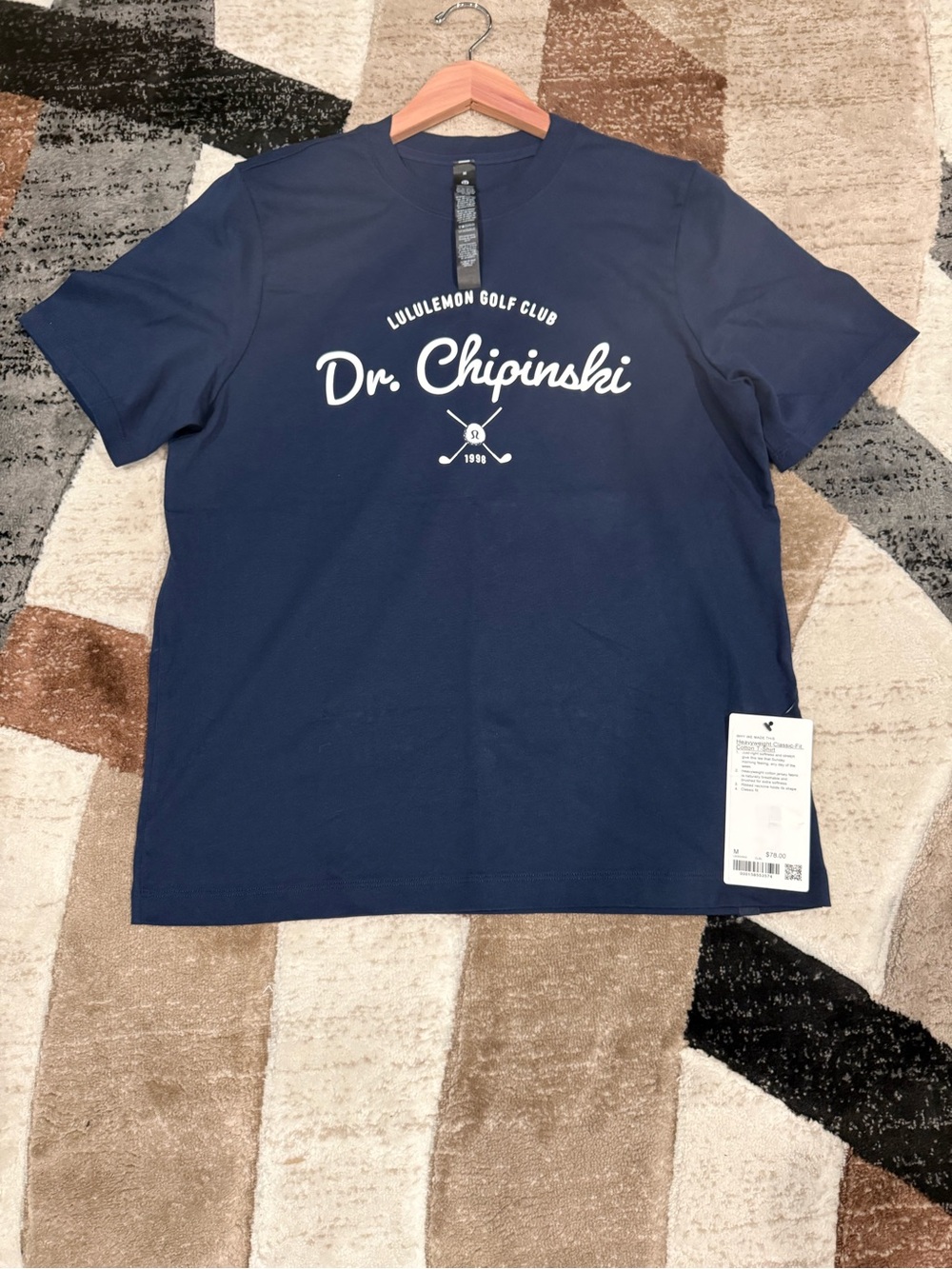 lululemon athletica Navy Dr. Chipinski Short-Sleeve Tee